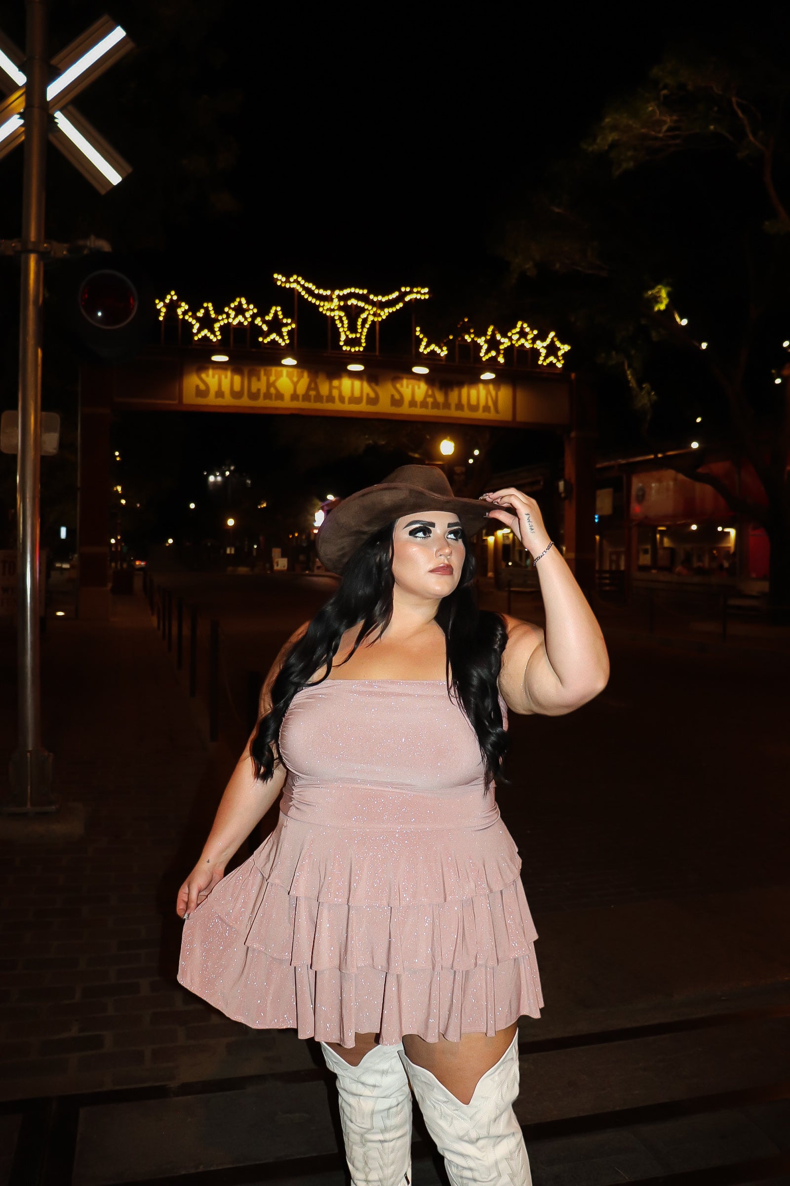 Moroney glitter dress | PLUS