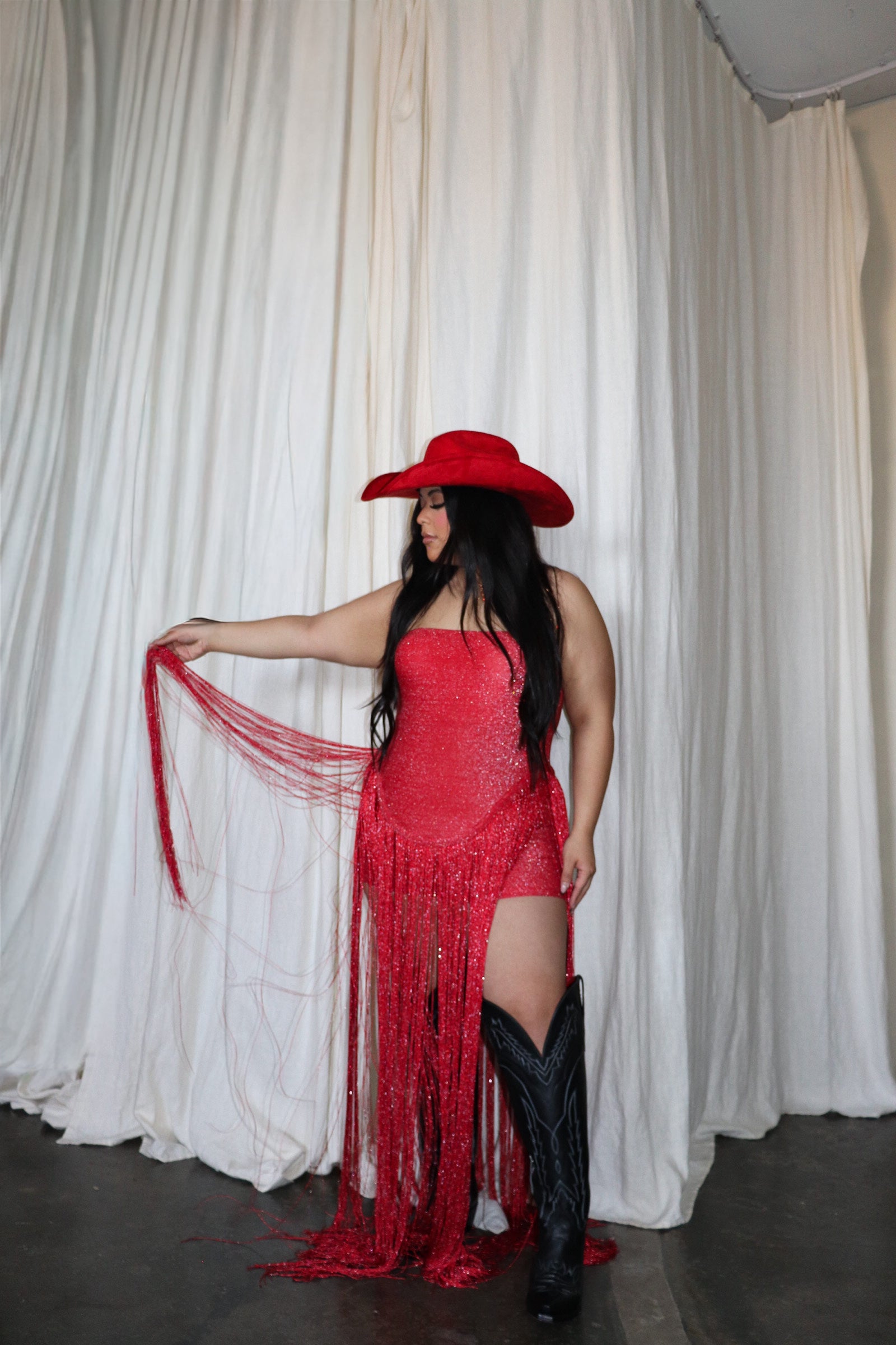 Wallen fringe romper | S-2XL