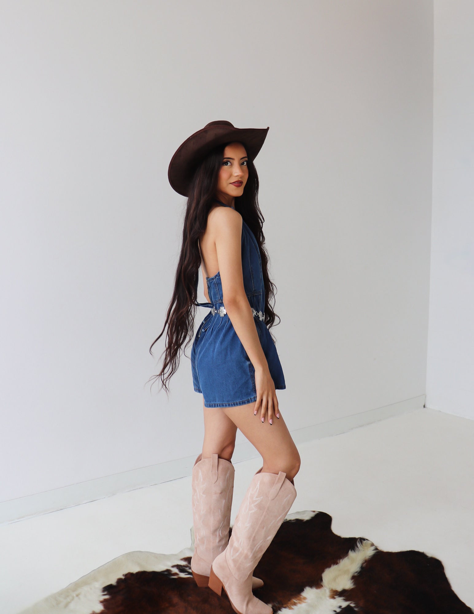 Blue Jean Babe romper
