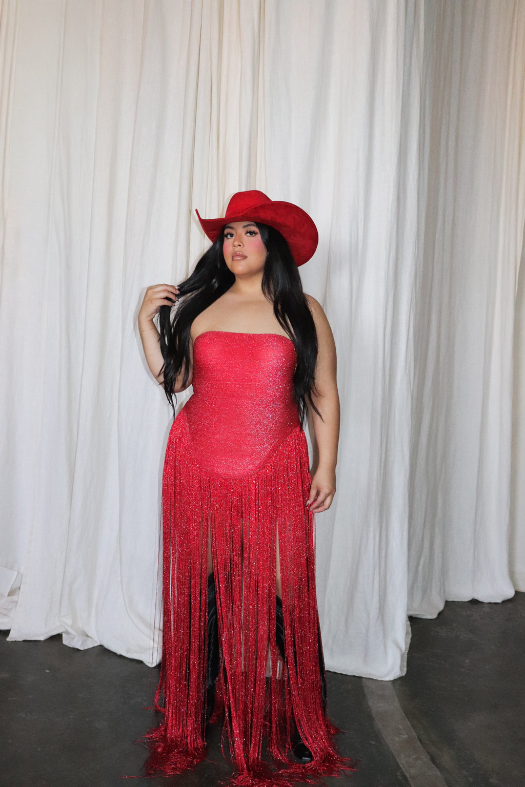 Wallen fringe romper | S-2XL