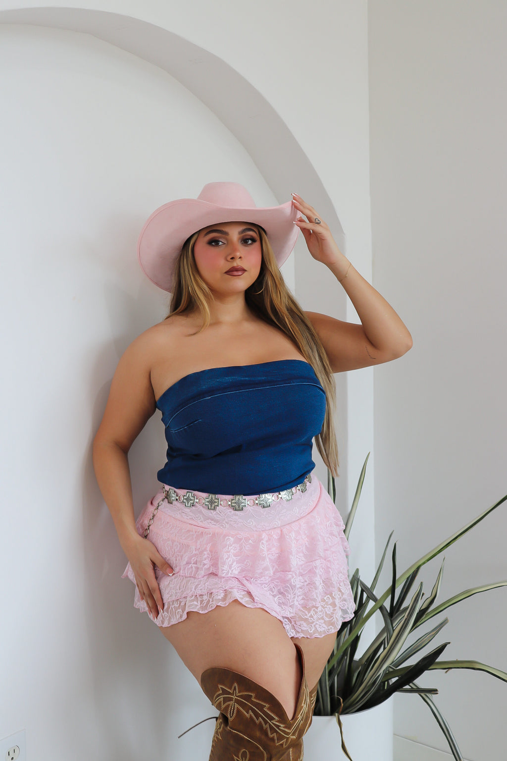 Denim Doll tube top | PLUS