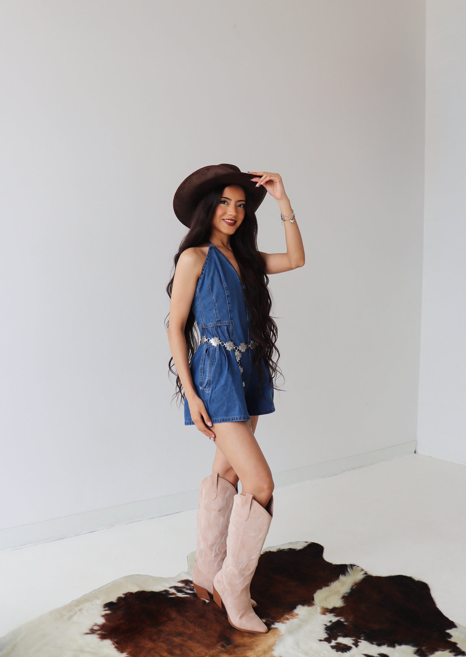 Blue Jean Babe romper