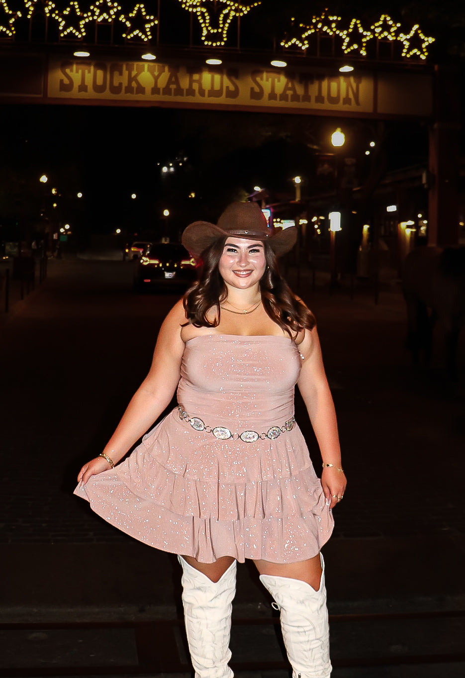Moroney glitter dress | PLUS
