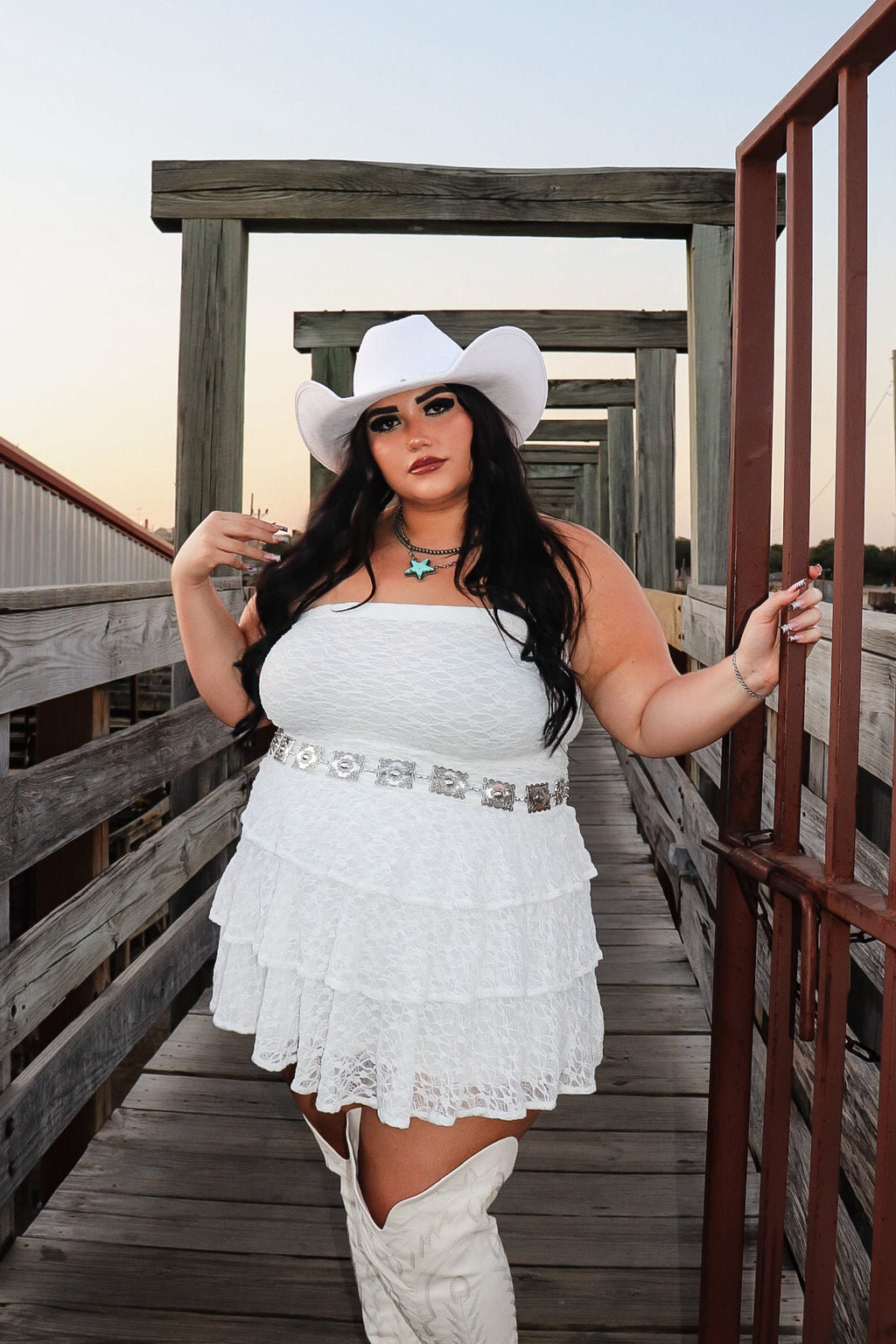 Lucy lace mini dress | PLUS