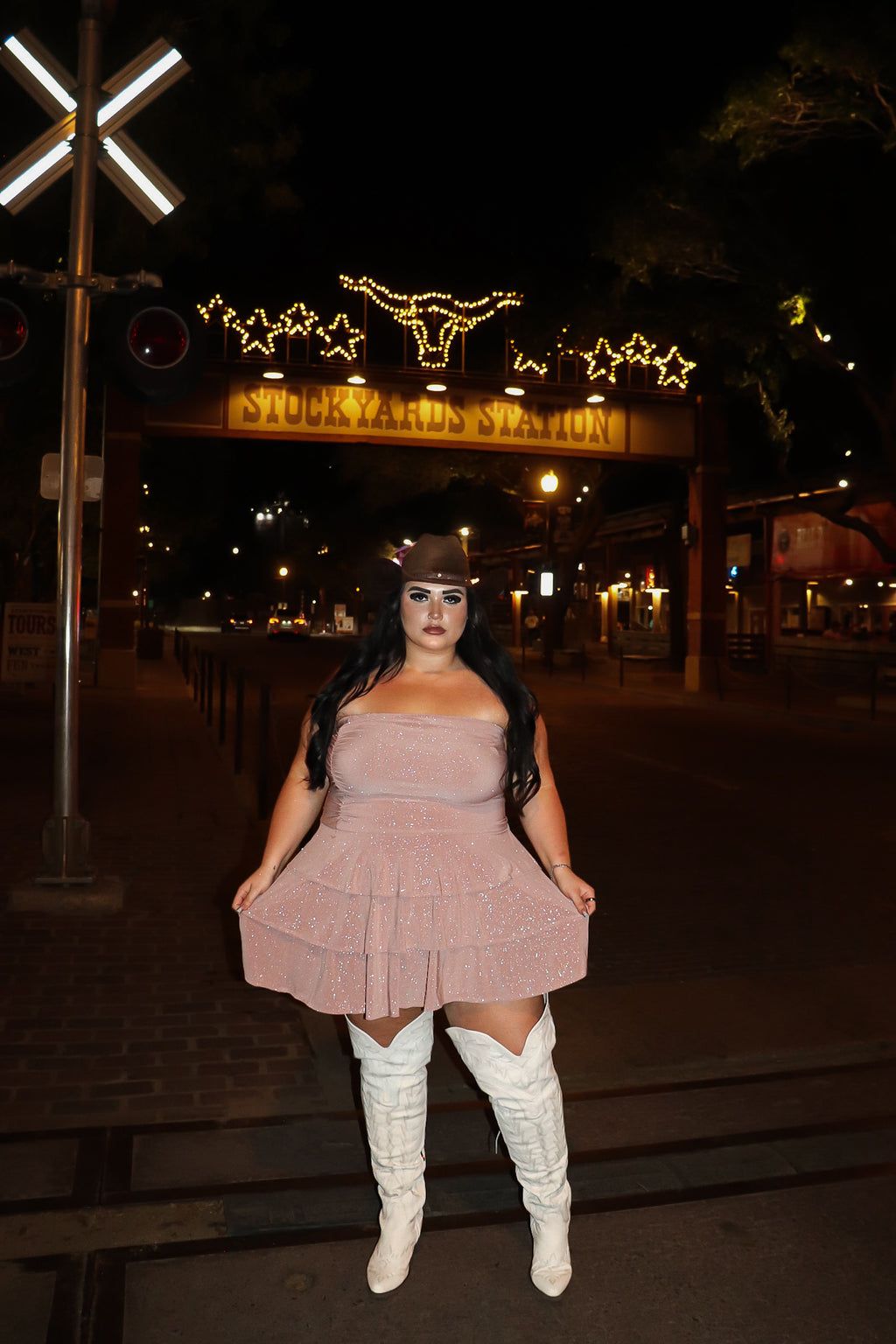 Moroney glitter dress | PLUS