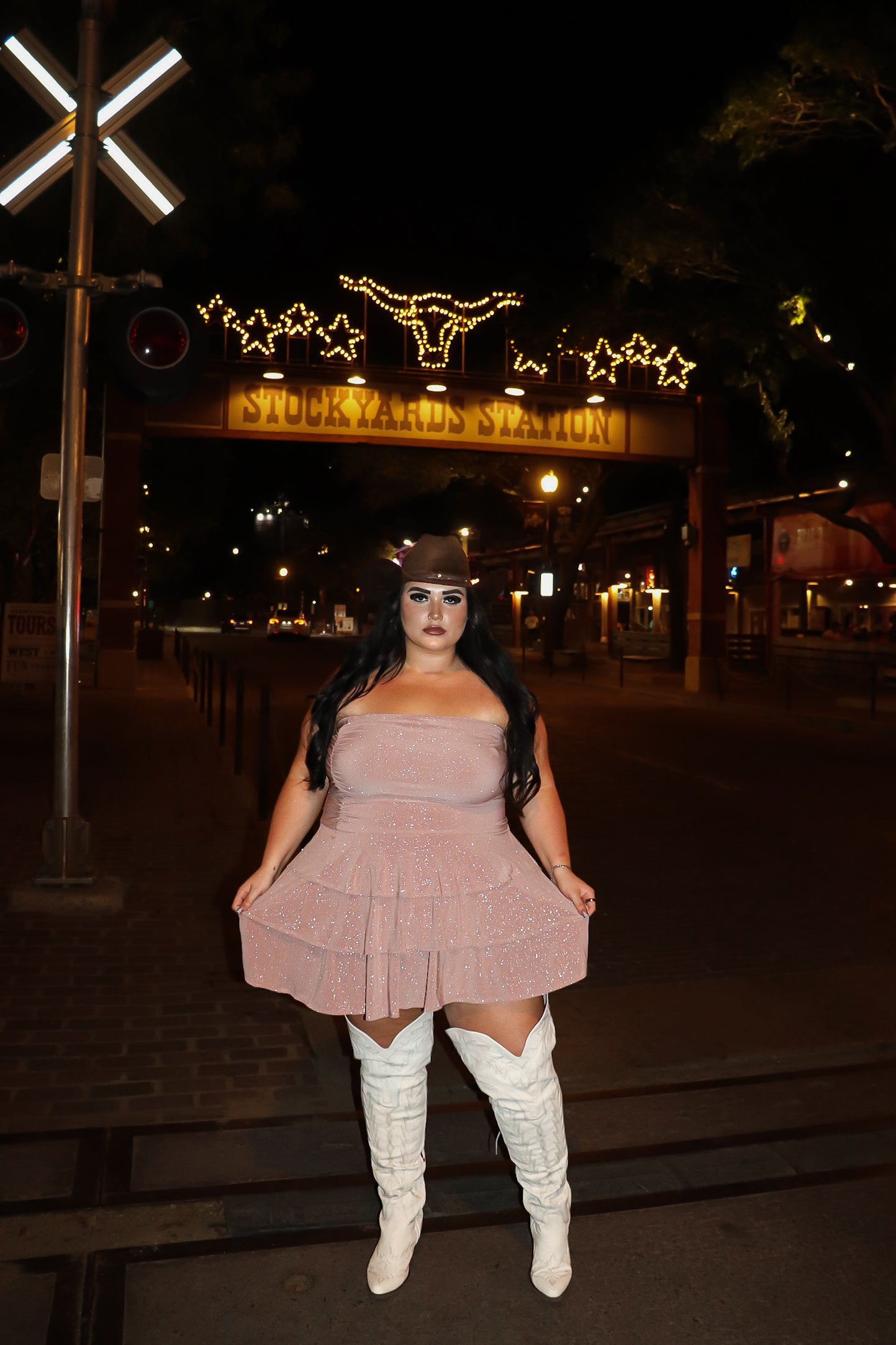 Moroney glitter dress | PLUS