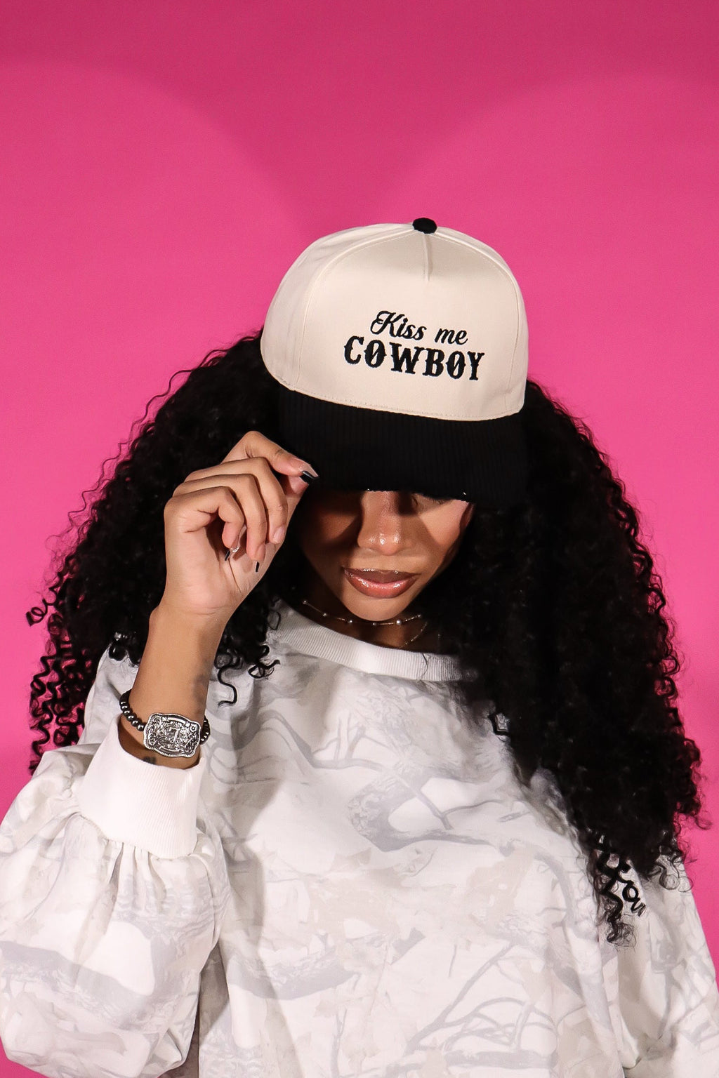 Buckle initial bracelet