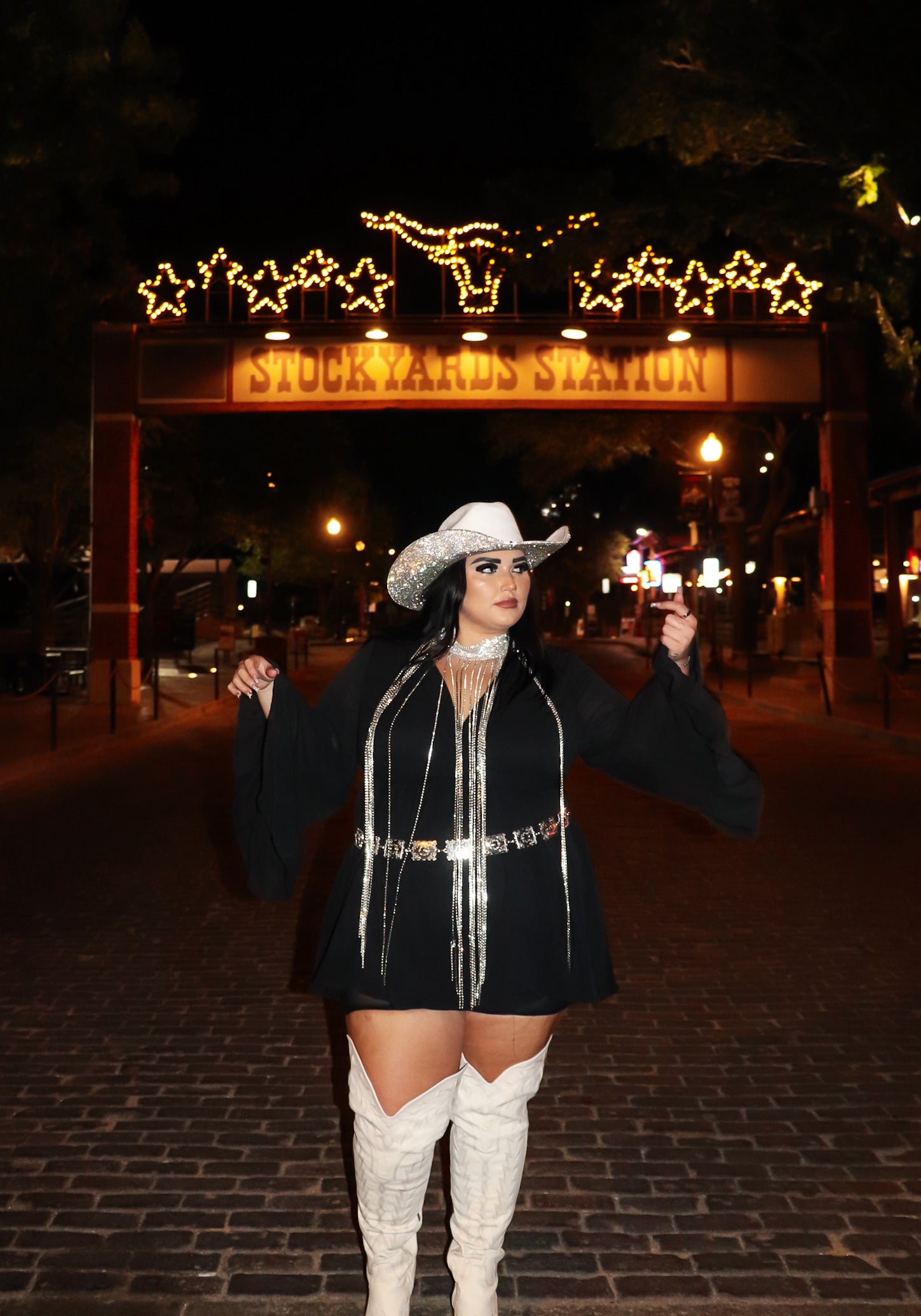 Bourbon belle sleeve dress | S-3XL